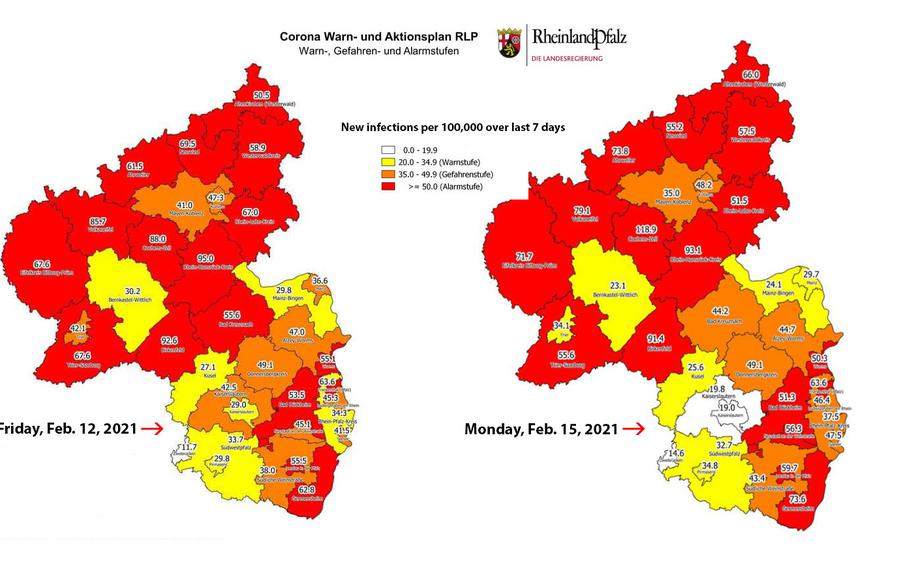 Coronavirus Numbers Plummet In Kaiserslautern Area, Home To Thousands ...